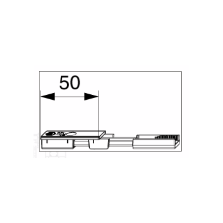 214015 MACO Embout de verrouillage haut pour crémone inverseur sortie de tringle