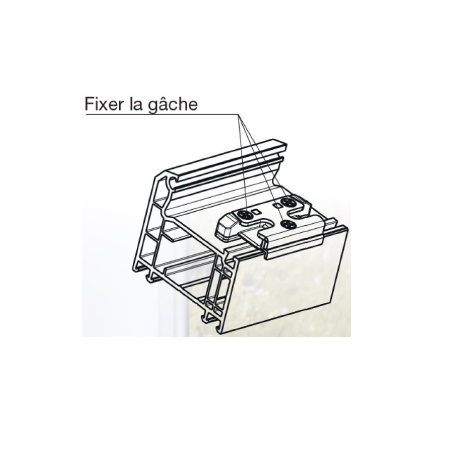 Kit de gâches et cales universelles PVC