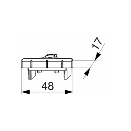 352066 - MACO Gâche pour rouleau