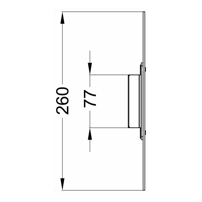 1765259 WINKHAUS Gâche plate à crochet