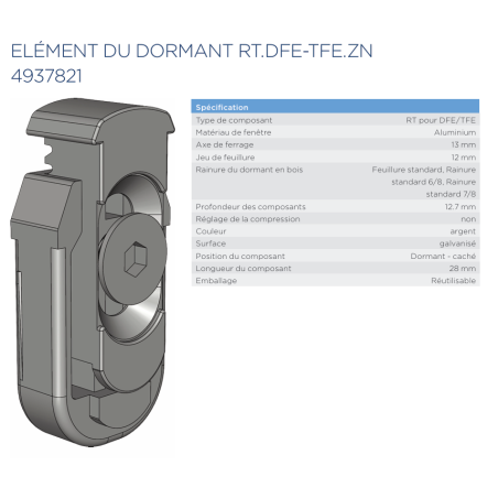 4931451+4937821 kit WINKHAUS anti fausse manœuvre DFE