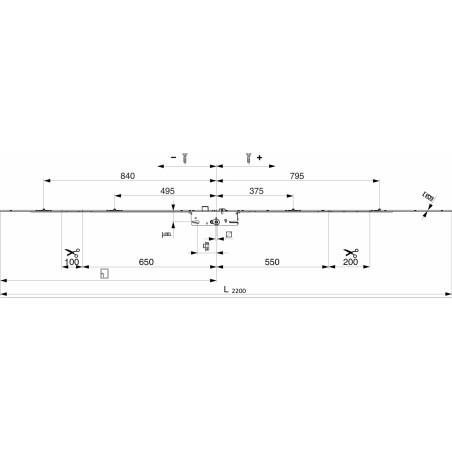 244091 MACO serrure GTA à relevage - axe 35/ entraxe 92 / 4 galets