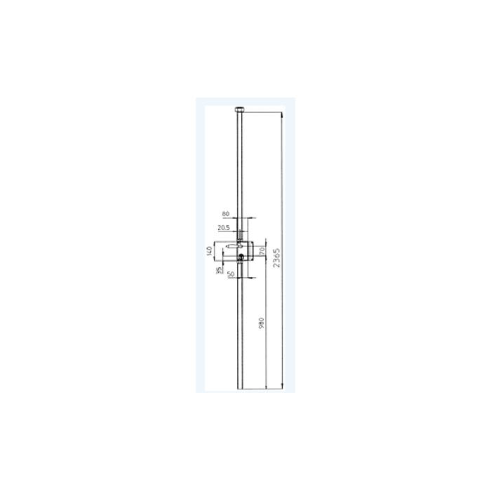 Serrure multipoints en applique BRICARD