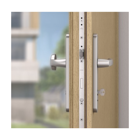 776587 ROTO serrure C600 manœuvre au cylindre - axe 50 / entraxe 92 / L2200