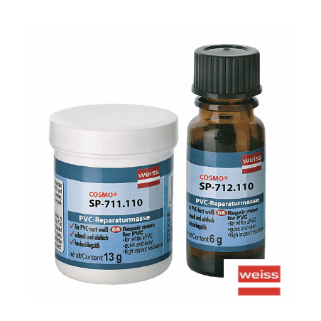 Kit réparation pour PVC blanc