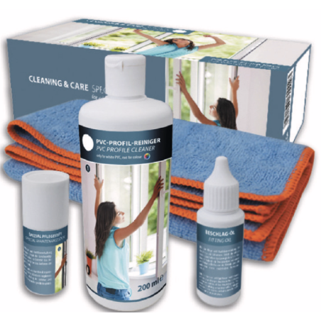 Kit de nettoyage PVC blanc et alu anodisé