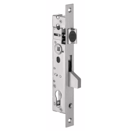 Serrure STREMLER série 2360 manoeuvre au cylindre - axe 21 / entraxe 92 / 1 point / T.P 22mm