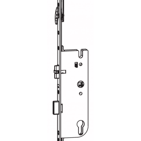 243684 MACO serrure GTA automatique - axe 50/ entraxe 92 / 4 galets