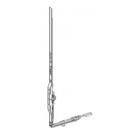 742199 ROTO crémone OB à renvoi d'angle bas - axe 15mm / 280-570mm / poignée à 120