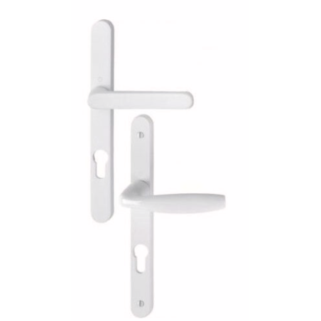 Poignée de porte d'entrée réduite / entraxe 8x92 mm