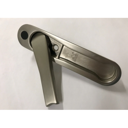 323280 ROTO poignée de coulissant simple standard POP-UP / carré de 26mm (aspect inox F9)