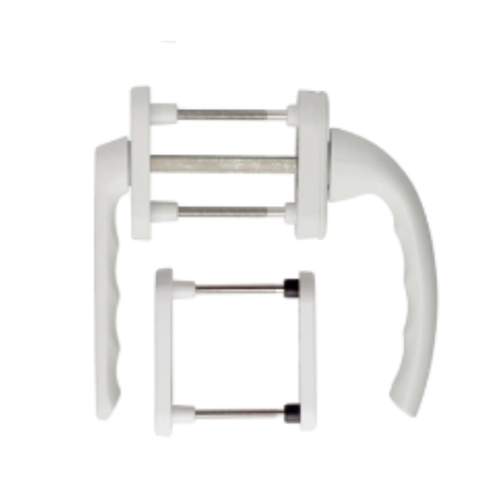 HOPPE Tokyo poignée de porte coulissante alu - ensemble sur rosace 29mm / ultra réduite ext