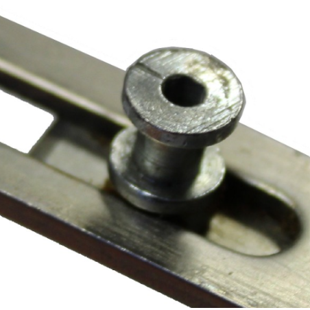 628484 ROTO crémone de coulissant /axe 17mm / L600mm / poignée à 300mm