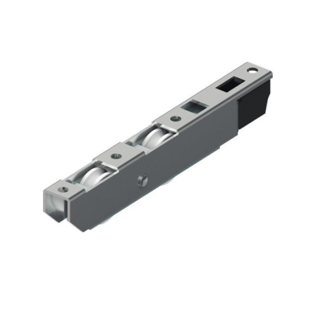 603430 ROTO Chariot tandem 200kg pour coulissant PVC / Ht de réglage 23,5 à 28,5mm