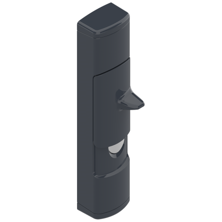 Poignée SLIDE mini manoeuvrante intérieure ou extérieure / ral 9005