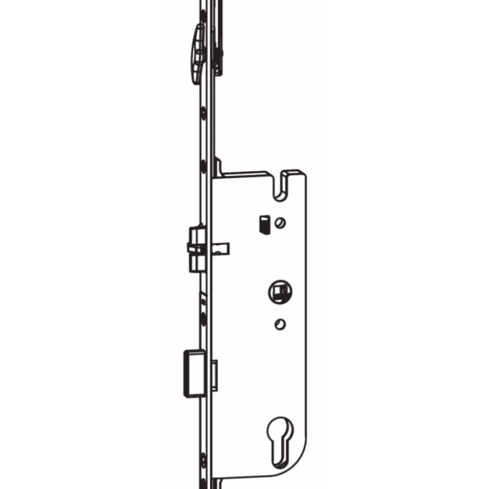 243681 MACO serrure GTA automatique - axe 35/ entraxe 92 / 4 galets